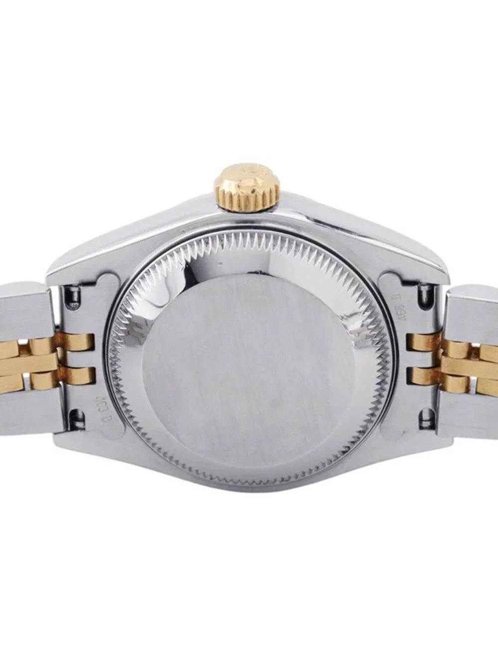 Rolex Datejust SS 18K Yellow Watch White Dial